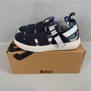 Stio Cut Bank Shoes Mens 8 Maritime Blue Water Sandals Hiking Fishing New NIB